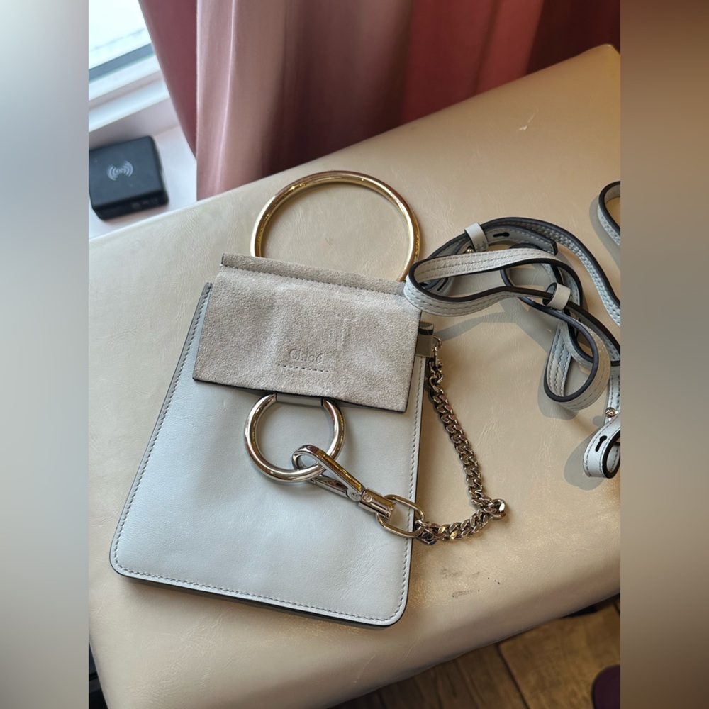 Chloe Mini Faye Leather Crossbody bracelet Bag